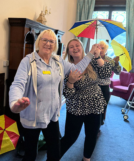 singing in the rain